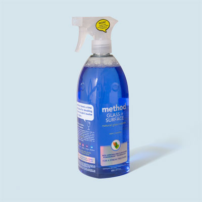 glass cleaner for etching glass