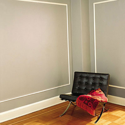 newly painted room
