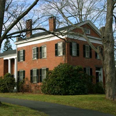 a house in Tariffville Village, Simsbury, Connecticut 