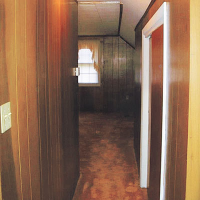 outdated and dark attic
