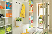 mudroom with storage