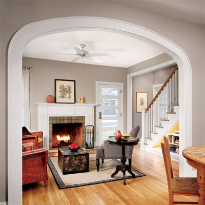arched passageway example of small scale big impact upgrade