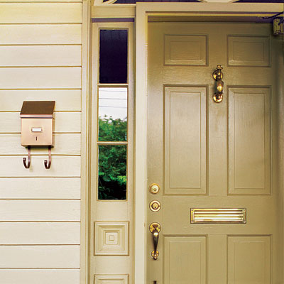 repaint front door casing as an example of Free or Low-Cost Fix-ups tips