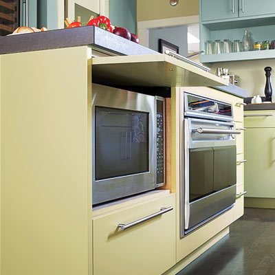 remodeled vintage kitchen with island