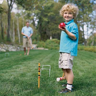 Create a Backyard for Playing Games for a great summer projects