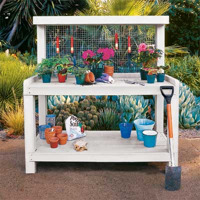 Build a Potting Bench for a great summer projects