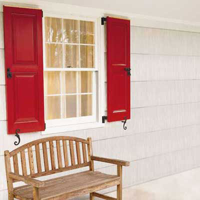 Hang Exterior Shutters for a great summer projects