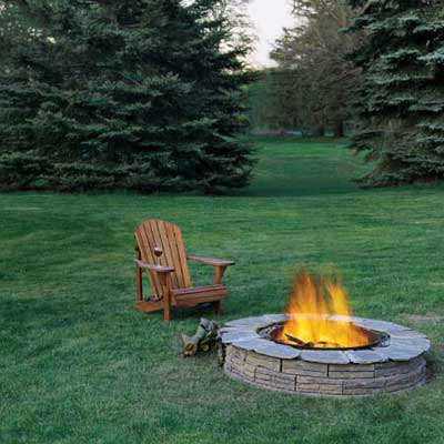 Gather Around a Fire Pit for a great summer projects