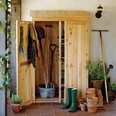 Give Your Garden Tools a Shed for a great summer project