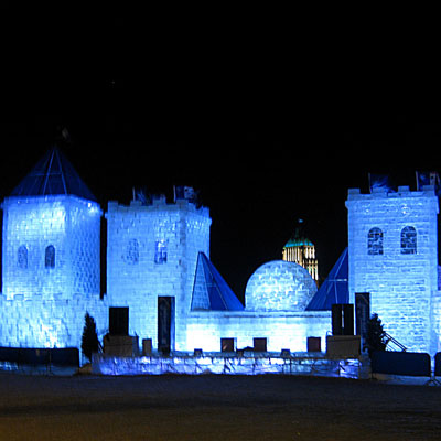 Fairytale ice castle