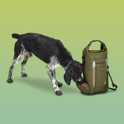 Travel bag for dog food and water