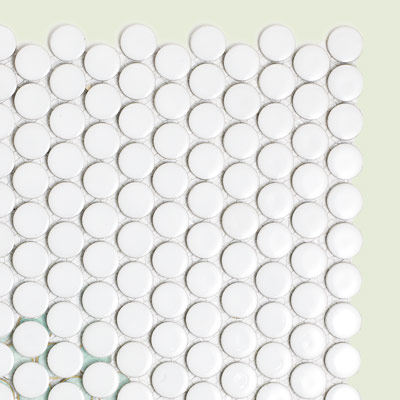 ceramic penny round tile