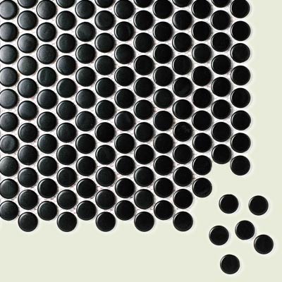 ceramic penny round tile