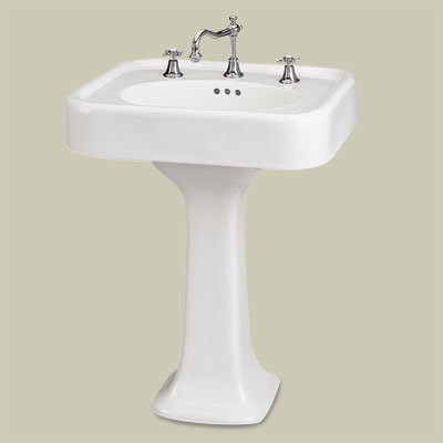 Craftsman Pedestal Sink: Splurge Period Perfect Details at Any Price ...