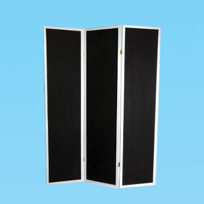 a chalkboard room divider screen