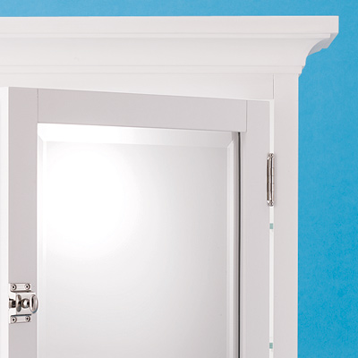 Wall-hung medicine cabinets
