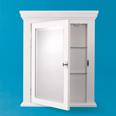 Wall-hung medicine cabinets