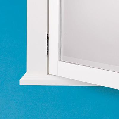 Wall-hung medicine cabinets