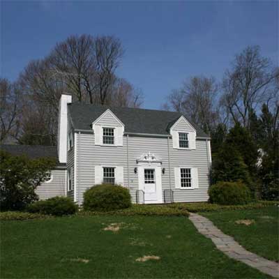 before colonial revival remodel