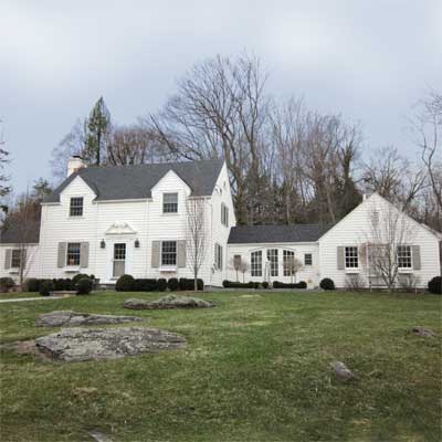 after colonial revival remodel