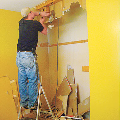 Ripping out a closet