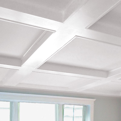 coffered ceiling