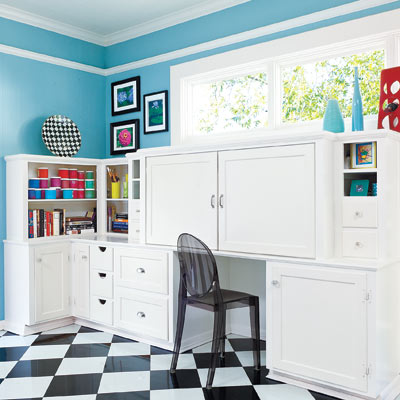 Hidden kitchen work station