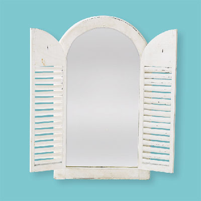 Weathered Window style of architectural mirrors