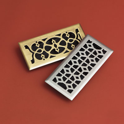 Ornate heat registers
