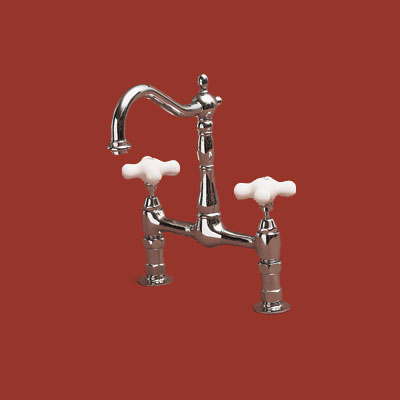 Shepherd's crook bridge faucet

