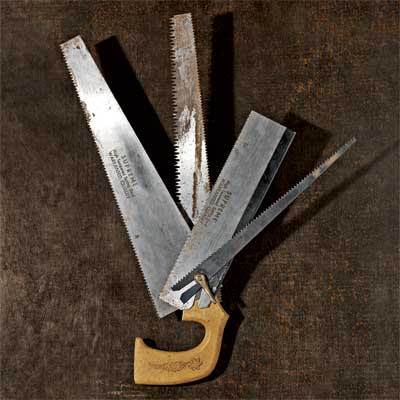 hand saw with many different blade attachments