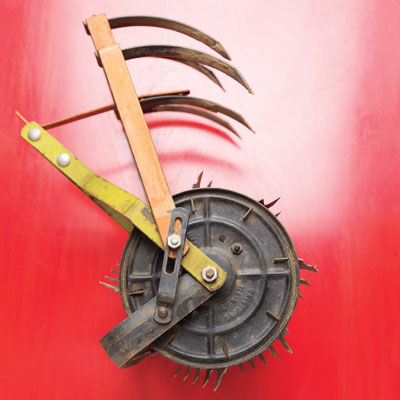 antique hand tiller