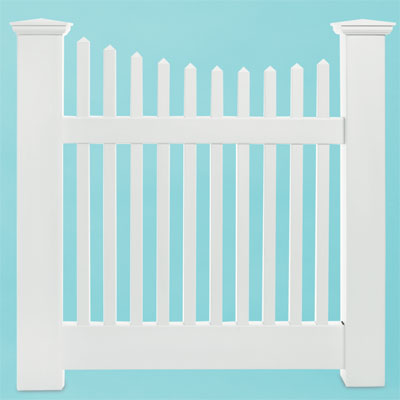 budget grand illusions classic victorian scalloped vinyl picket fence