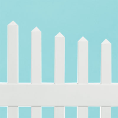 budget grand illusions classic victorian scalloped vinyl picket fence