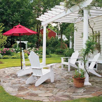 sandstone patio