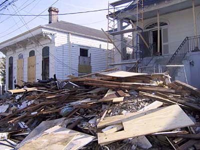 aftermath hurricane Katrina 
