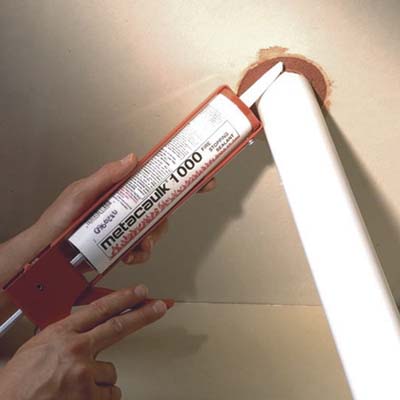Fire-Rated Caulk from Meta Caulk demo