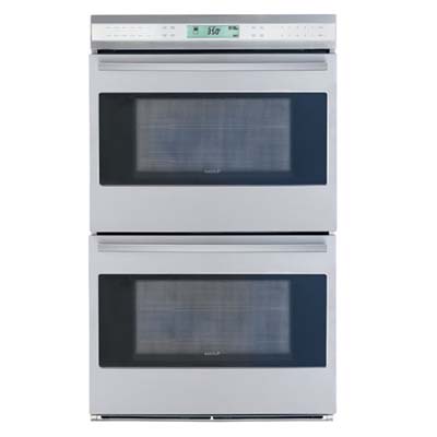 Black and silver e-series oven from Wolf