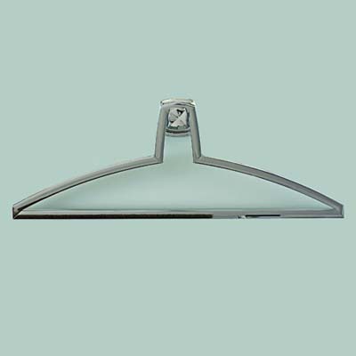 polished chrome robe hanger