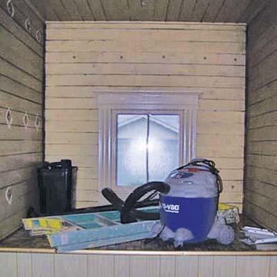 Light-Filled Laundry Room Before