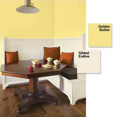 color combination for breakfast nook