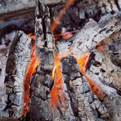 ashes from fire 