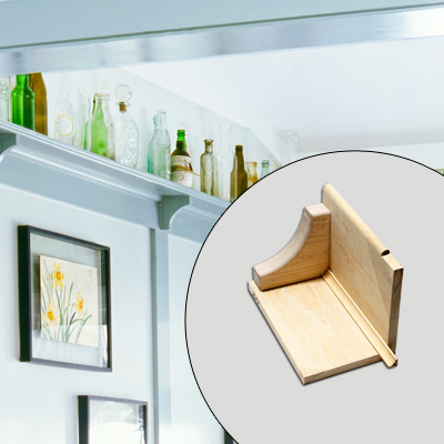 plate rail and cove brackets