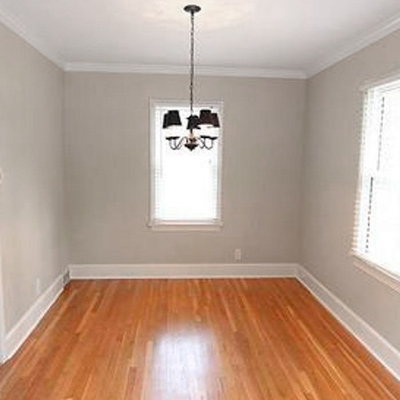dining room budget redo before plain walls chandelier