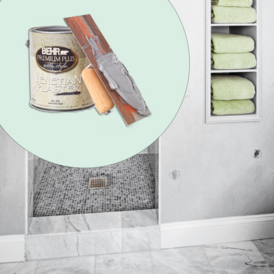 Behr trowel-on Venetian plaster