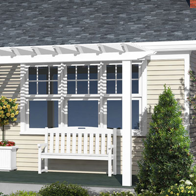 detail of windows from a Photoshop remodel