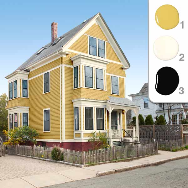 TOH TV Cambridge House 2012 owners choosing an exterior color winning yellow color scheme