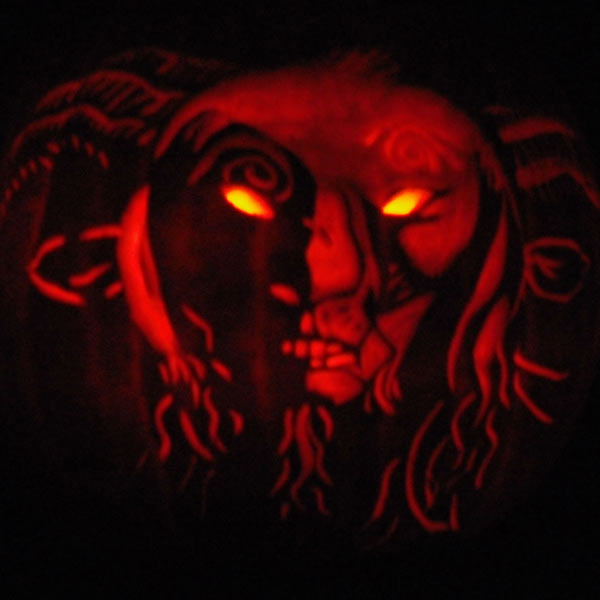 pumpkin carving contest satyr pan's labrynth