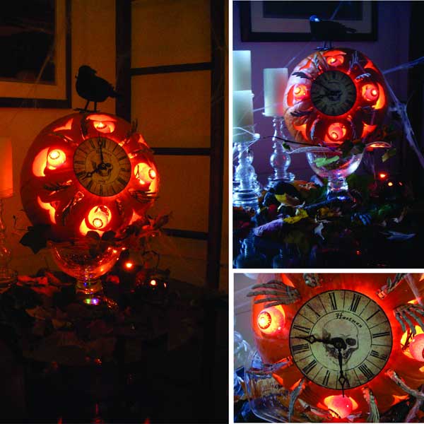 The Hands Of Time from the 2012 this old house Pumpkin-Carving Contest Winners gallery