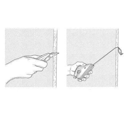 snapping angled chalk lines